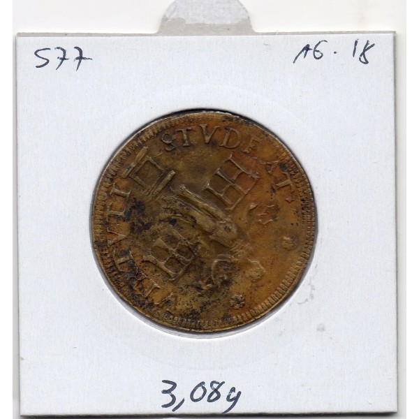 Jeton Henri III STVDEAT VIRTVTI ND TB feuardent 11840