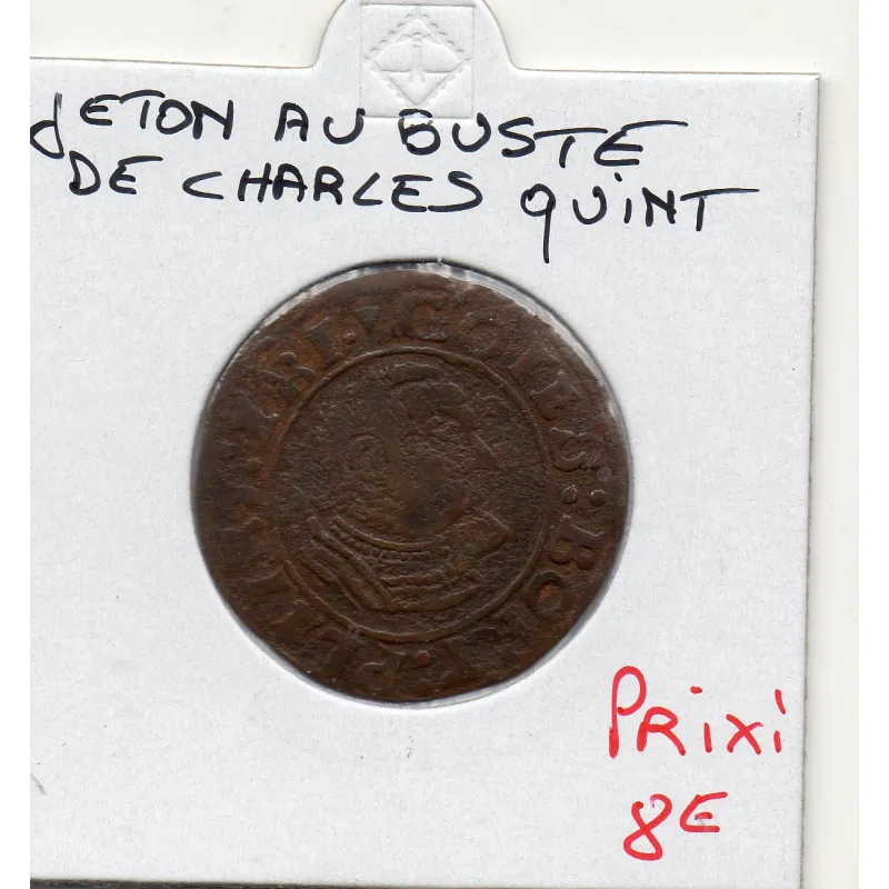 Jeton au buste de charles Quint, TB Rouyer X