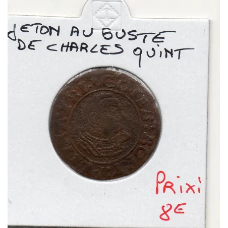 Jeton au buste de charles Quint, TB Rouyer X