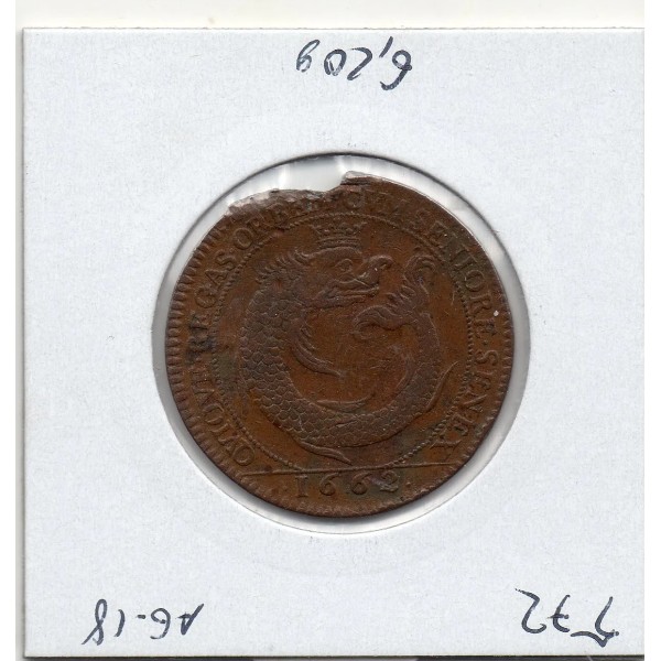 Jeton dauphiné Louis V, Grand Dauphin, 1662 TTB feuardent 11166