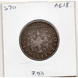 Jeton Louis XIV, Ordre royale du Saint-Esprit, 1665 TTB Argent