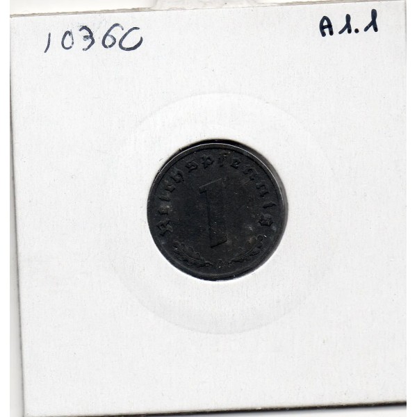 Allemagne 1 reichspfennig 1943 A, TTB KM.97