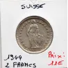 Suisse 2 francs 1944 Sup-, KM.21