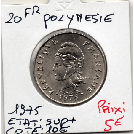 Polynésie Française 20 Francs 1983 Sup+, Lec.94