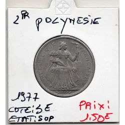 Polynésie Française 2 Francs 1979 Sup, Lec.27