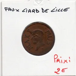 Liard de Lille fausse pour sevir France pièce de nécessité