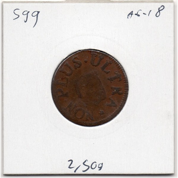 Liard de Lille fausse pour sevir France pièce de nécessité