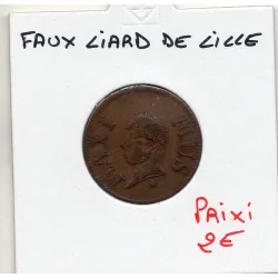 Liard de Lille fausse pour sevir France pièce de nécessité