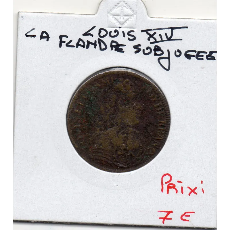Jeton Louis XIV, La flandre Subjugée, ND TB feuardent 14011