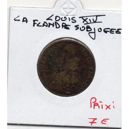 Jeton Louis XIV, La flandre Subjugée, ND TB feuardent 14011