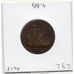 Jeton Louis XIV, La flandre Subjugée, ND TB feuardent 14011