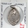 Medaille Lourdes Signé alexis Falize plaqué Argent Sup