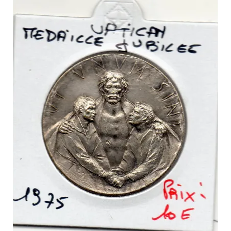 Medaille Jubilée Vatican Sup 1975 bronze plaqué