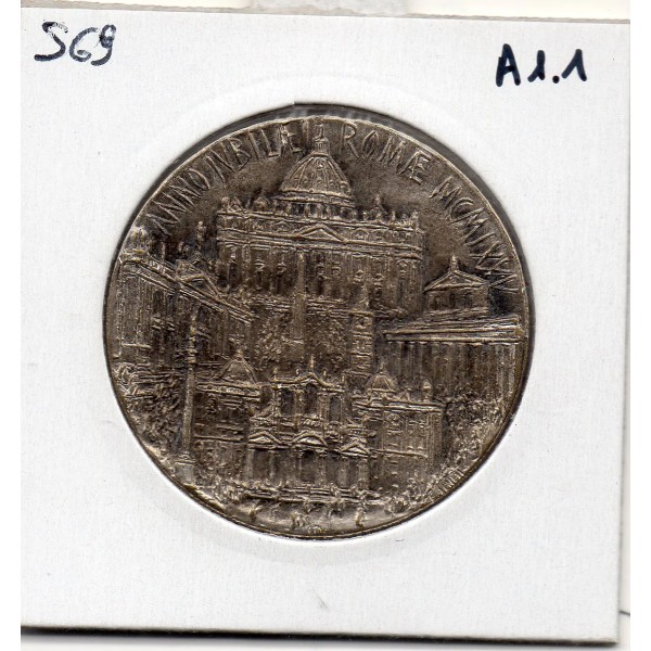 Medaille Jubilée Vatican Sup 1975 bronze plaqué