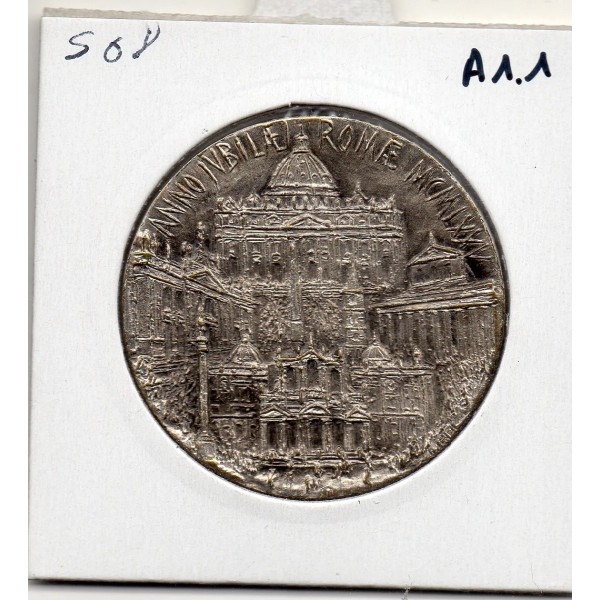 Medaille Jubilée Vatican Sup 1975 bronze plaqué