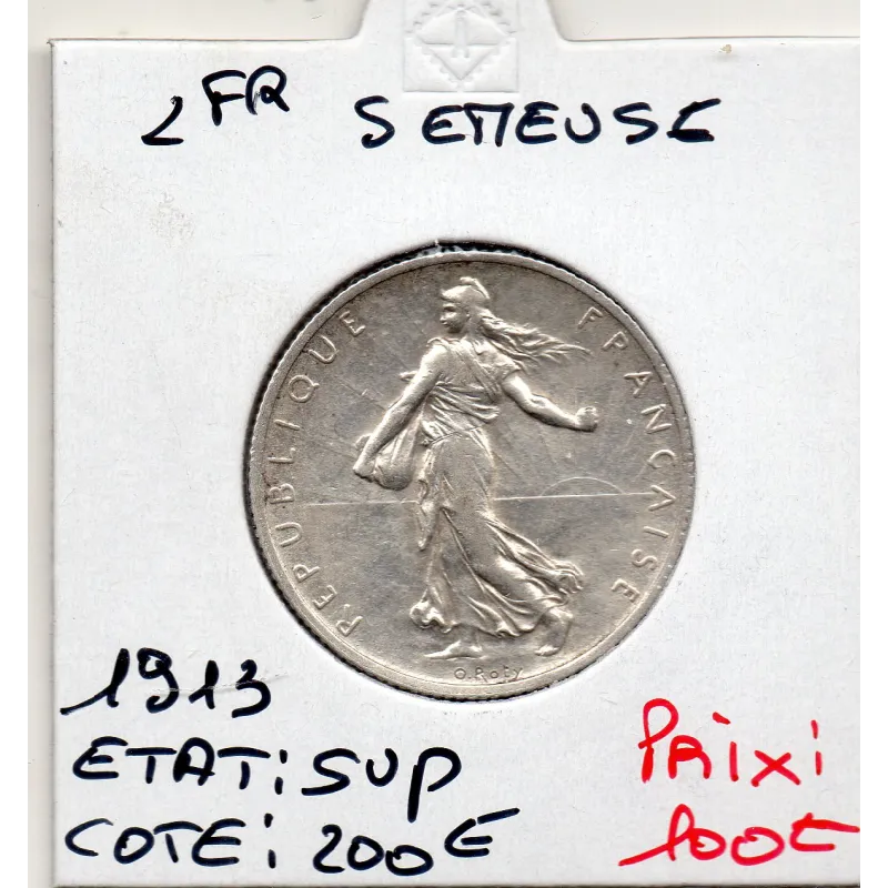 2 Francs Semeuse Argent 1913 Sup 2 Francs Semeuse Argent 1913 Sup