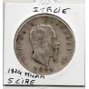 Italie 5 Lire 1874 M BN TTB,  KM.8 VITTORIO EMANUELE