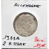 Allemagne 2 reichsmark 1939 A, Sup KM.93