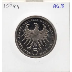 Allemagne RFA 5 deutche mark 1984 J, Spl KM.161 Felix Mendelssohn KM.161