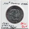 Monaco Essai 100 francs 1982 Spl, Gad.165 Rainier III et Albert