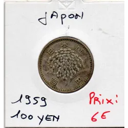 Japon 100 yen Showa an 34 1959 TTB, KM.Y78 Panicules de riz