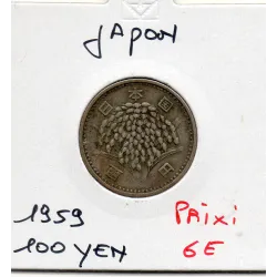 Japon 100 yen Showa an 34 1959 TTB, KM.Y78 Panicules de riz
