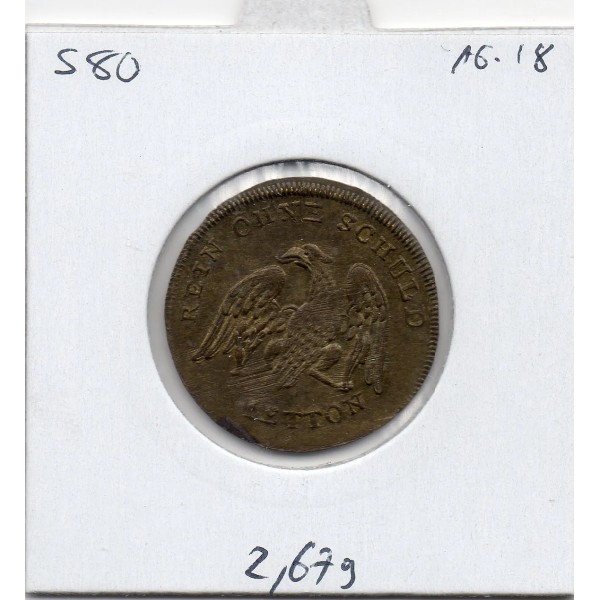 Jeton Prusse Frierich Willhelm III laiton, Sup+