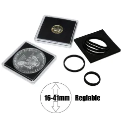Capsules carrées QUADRUM pour pièces de monnaie marque leuchtturm
