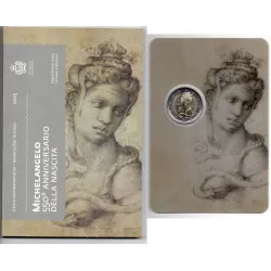 2 euro commémorative Saint Marin 2025 Michel-Ange pièce de monnaie €