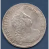 Ecu aux insignes 1702 B Rouen TTB+ Louis XIV réformé