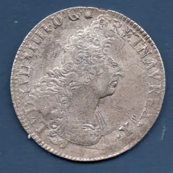 Ecu aux 8L 2eme type 1704 Y Bourges Louis XIV réformé