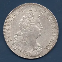 Ecu aux 8L 2eme type 1704 A Paris Louis XIV réformé