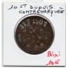 Monnaie Satirique 10 centimes dupuis 1901 contremarqué