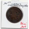 Monnaie Satirique 10 centimes cérès 1888 contremarqué PF
