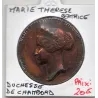 Medaille Marie Thesere Beatrix de Chambord ND bronze