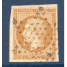 Timbre France Yvert No 13A Type I Empire 10c Bistre Oblitéré Etoile Paris