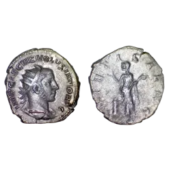 Antoninien de Volusien (251-253), RIC 182 Pietas, Rome