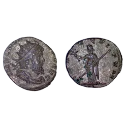 Antoninien d'Aureolus (267-268), PAX EQVITVM RIC.382 atelier Milan