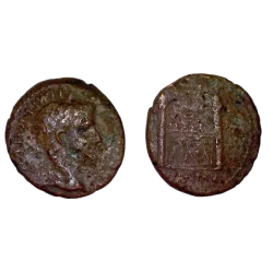 As de Tibère (12-14), ric 207 atelier Lyon Autel des gaulles