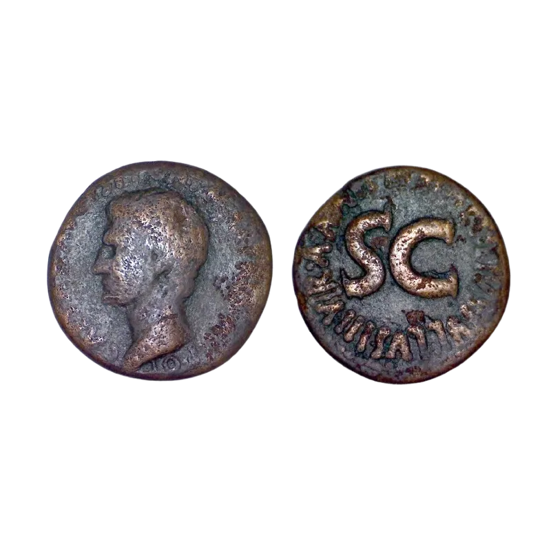 As d'Auguste (-7) RIC.435 M MAECILIUS TULLUS
