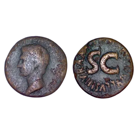 As d'Auguste (-7) RIC.435 M MAECILIUS TULLUS