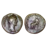 Sesterce d'Antonin le pieux (152-153), RIC 904 INDVLGENTIA atelier Rome