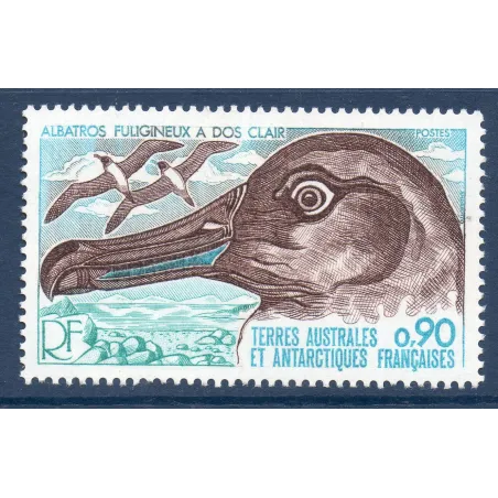 Timbre TAAF Yvert No 72 Albatros Neuf ** 1977