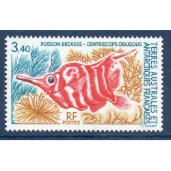 Timbre TAAF Yvert No 178 Poisson Bécasse Neuf ** 1993