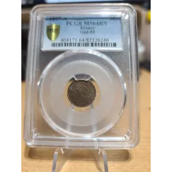 1 centime Cérès 1897 A Paris Spl+ MS64