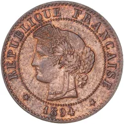 1 centime Cérès 1897 A Paris Spl GENI MS63