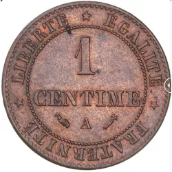 1 centime Cérès 1897 A Paris Spl GENI MS63