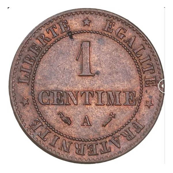1 centime Cérès 1897 A Paris Spl GENI MS63
