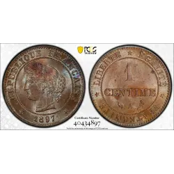 1 centime Cérès 1897 A Paris Spl+ PCGS MS64