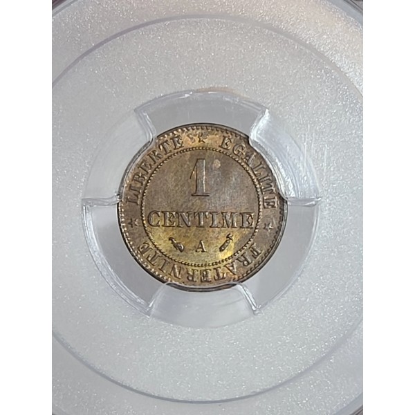 1 centime Cérès 1895 A Paris Spl+ MS64